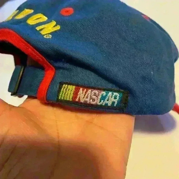 Vintage Jeff Gordon cap/ hat, NASCAR, NWOT, adjustable cap, blue, red & yellow - Picture 9 of 9